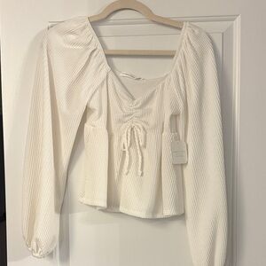 Altar'd State Classic White Blouse (NWT) XS